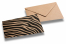 Decorative kraft envelopes - zebra | Bestbuyenvelopes.com