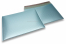 ECO matt metallic bubble envelopes - ice blue 320 x 425 mm | Bestbuyenvelopes.com
