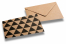 Decorative kraft envelopes - triangles | Bestbuyenvelopes.com