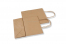 Paper carrier bags with twisted handles - brown, 190 x 80 x 210 mm, 80 gr | Bestbuyenvelopes.com
