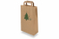 Christmas paper carrier bags brown - Christmas tree green | Bestbuyenvelopes.com