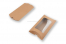 Brown pillow boxes  - 114 x 162 x 35 mm - with window 70 x 120 mm | Bestbuyenvelopes.com
