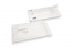 White air-cushioned envelopes with window - 175 x 265 mm, window on left 55 x 90 mm, window position 30 mm from the leftside and 70 mm from the top | Bestbuyenvelopes.com