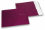 Burgundy coloured matt metallic foil envelopes - 165 x 165 mm | Bestbuyenvelopes.com