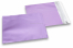 Lilac coloured matt metallic foil envelopes - 165 x 165 mm | Bestbuyenvelopes.com