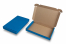 Folding shipping boxes - blue | Bestbuyenvelopes.com