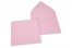 Coloured greeting card envelopes - light pink, 155 x 155 mm | Bestbuyenvelopes.com
