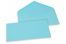 Coloured greeting card envelopes - sky blue, 110 x 220 mm | Bestbuyenvelopes.com