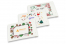 White Christmas bubble envelopes - examples with a logo | Bestbuyenvelopes.com