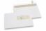Laser printer envelopes, 162 x 229 mm (C5), window on right 40 x 110 mm, window position 15 mm from the right side and 72 mm from the bottom, each approx. 7 g.  | Bestbuyenvelopes.com