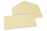 Coloured greeting card envelopes - camel, 110 x 220 mm | Bestbuyenvelopes.com