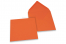 Coloured greeting card envelopes - orange, 155 x 155 mm | Bestbuyenvelopes.com