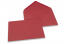 Coloured greeting card envelopes - dark red, 162 x 229 mm | Bestbuyenvelopes.com