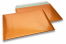 ECO metallic bubble envelopes - orange 320 x 425 mm | Bestbuyenvelopes.com