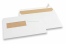 Window envelopes offwhite, 162 x 229 mm (C5), window left 40 x 110 mm, window position 20 mm from the left side and 72 mm from the bottom, 90gsm, approx. 7g. per unit  | Bestbuyenvelopes.com