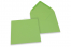 Coloured greeting card envelopes - apple green, 155 x 155 mm | Bestbuyenvelopes.com