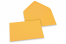 Coloured greeting card envelopes - yellow-gold, 125 x 175 mm | Bestbuyenvelopes.com