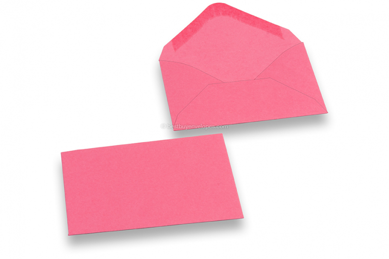 Bright pink mini envelopes