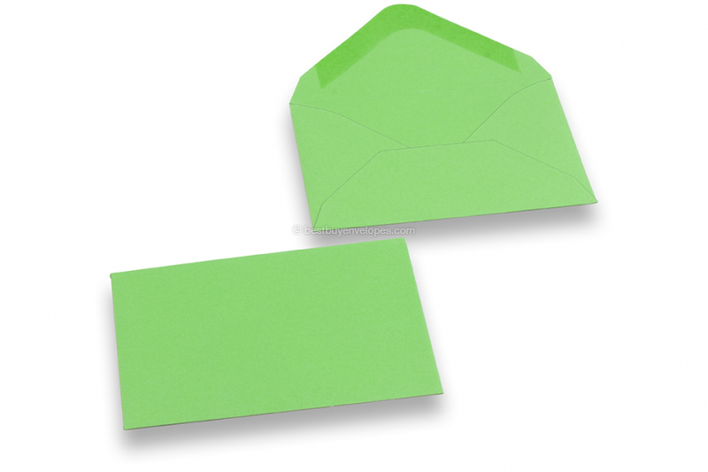 Green mini envelopes