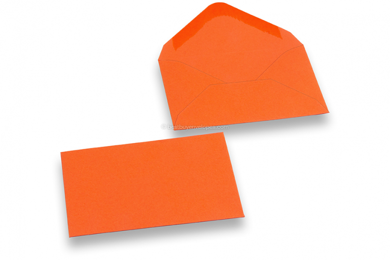 Orange mini envelopes