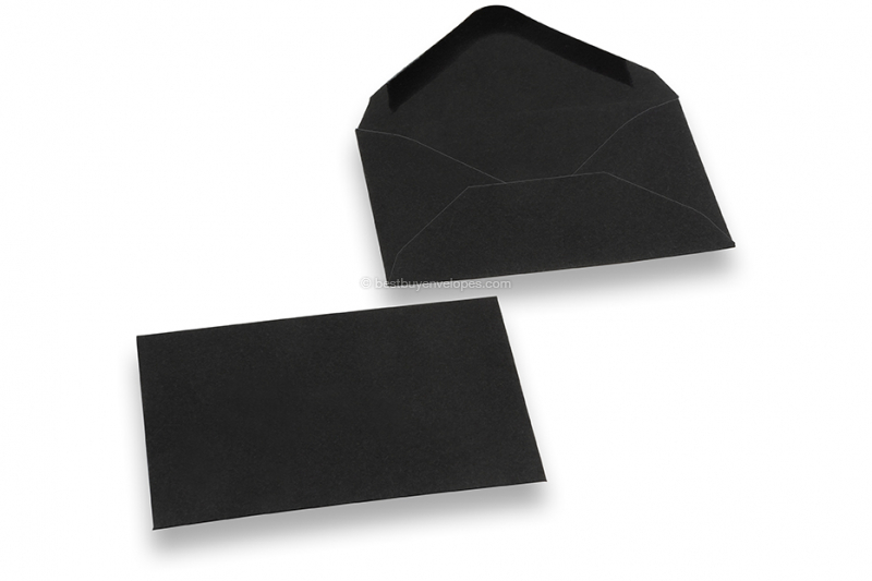 Black mini envelopes