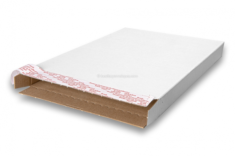 Post boxes with seal strip - white