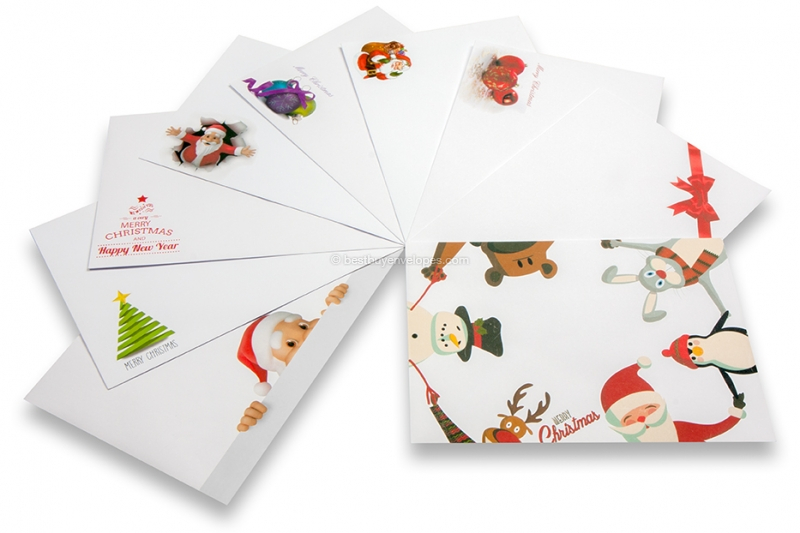 Christmas card envelopes - Compilation