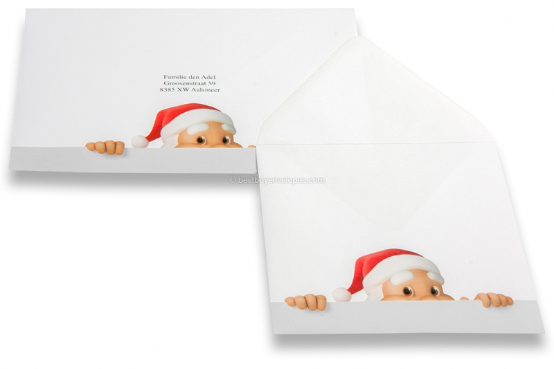 Christmas card envelopes - Peek