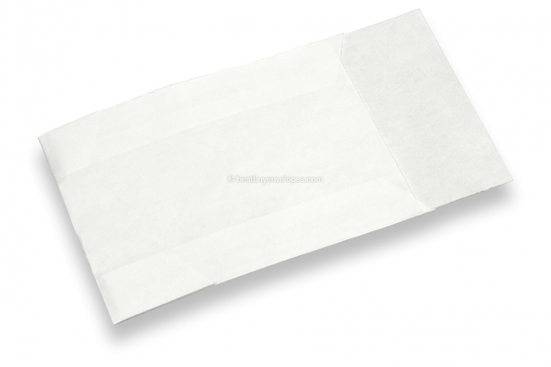 White kraft paper pay envelopes - 45 x 60 mm