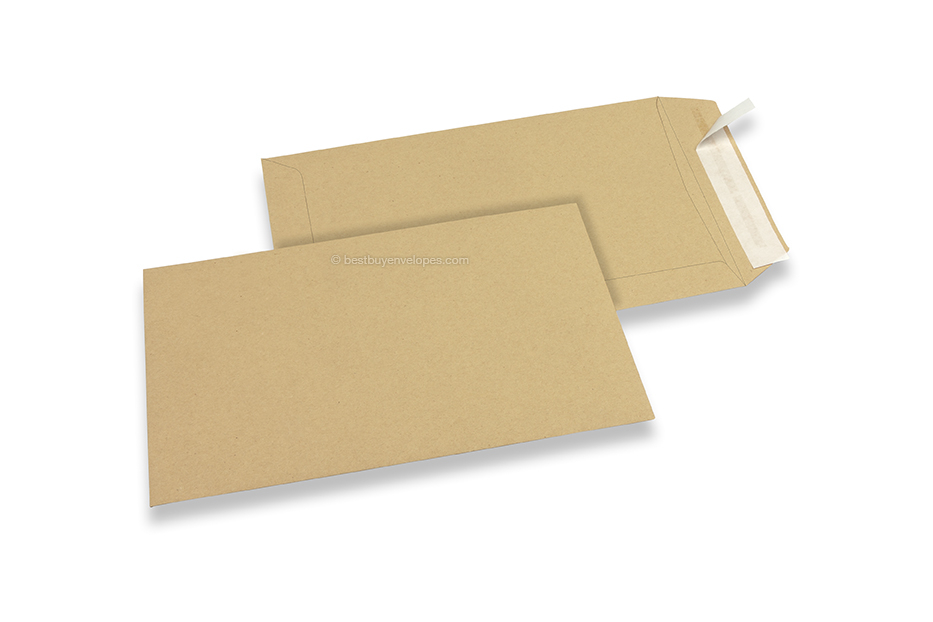 Recycled business envelopes, 162 x 229 mm, C 5, flap short side, peel & seal, 90 grs.