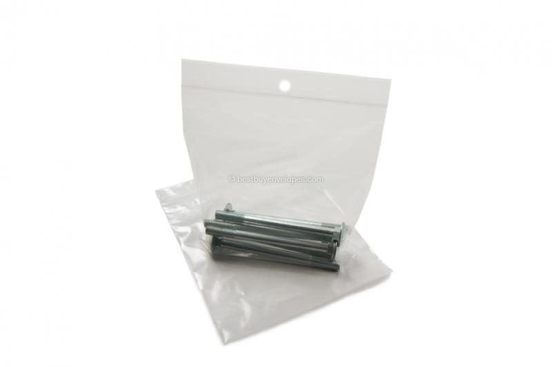 Grip-seal bags - transparent (example with contents)