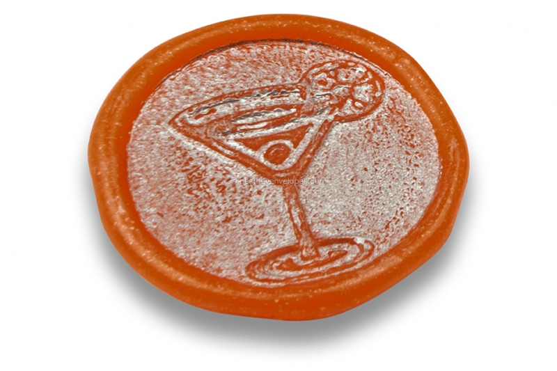 Wax seals - Cocktail glass
