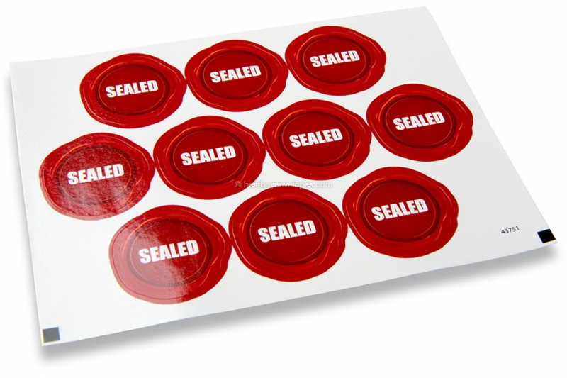 Love envelope seals - sealed