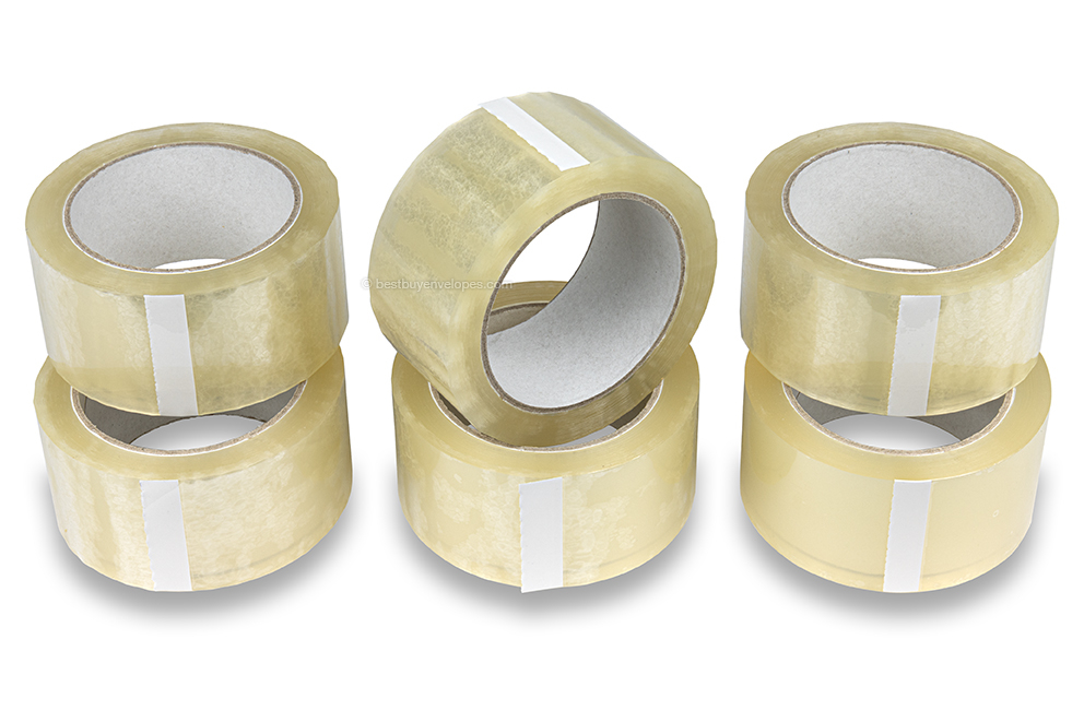 CELLOTAPE ROLLS TAPE 1 x 66m CLEAR PARCEL PACKAGING ROLL BOXES