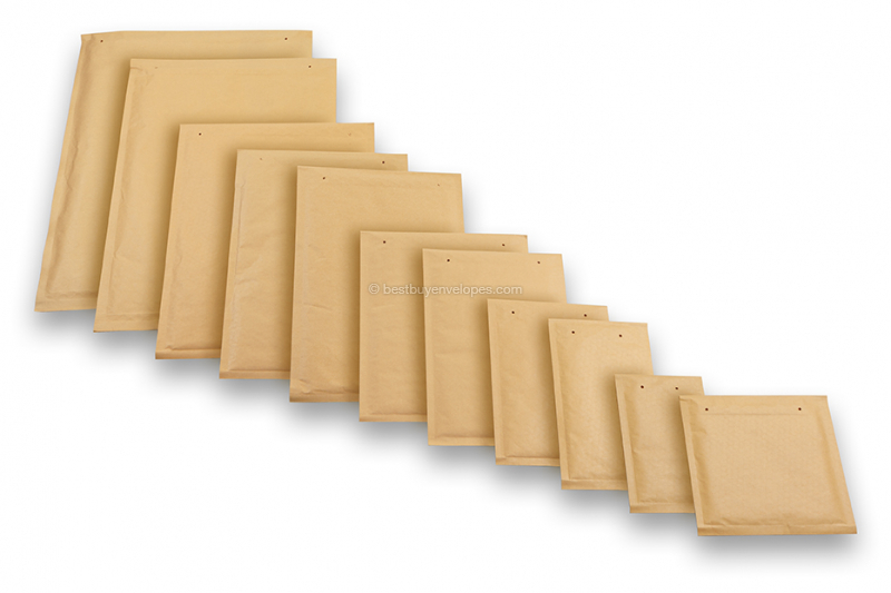 Brown bubble envelopes (80 gsm)