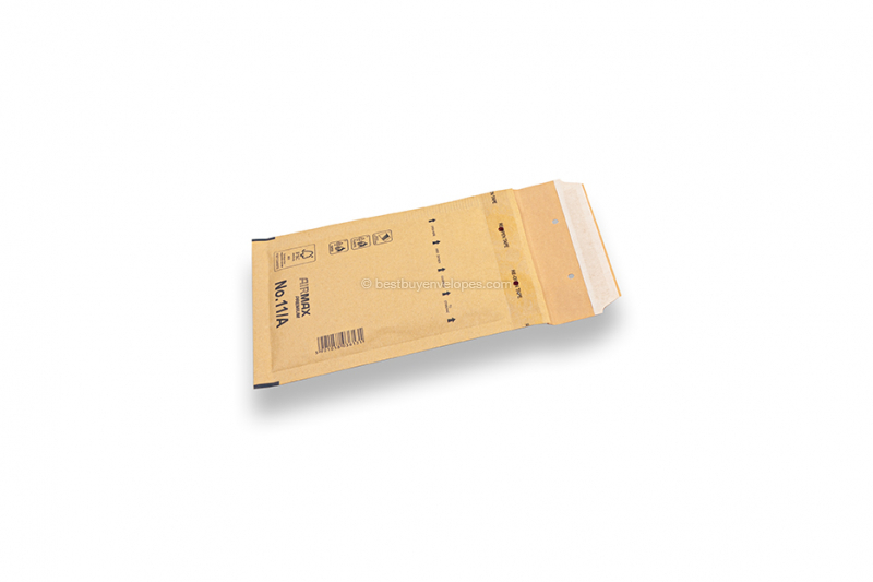 Brown bubble envelopes (80 gsm) - 100 x 165 mm (A11)