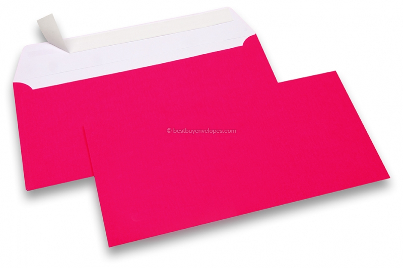 Neon envelopes - pink, without window