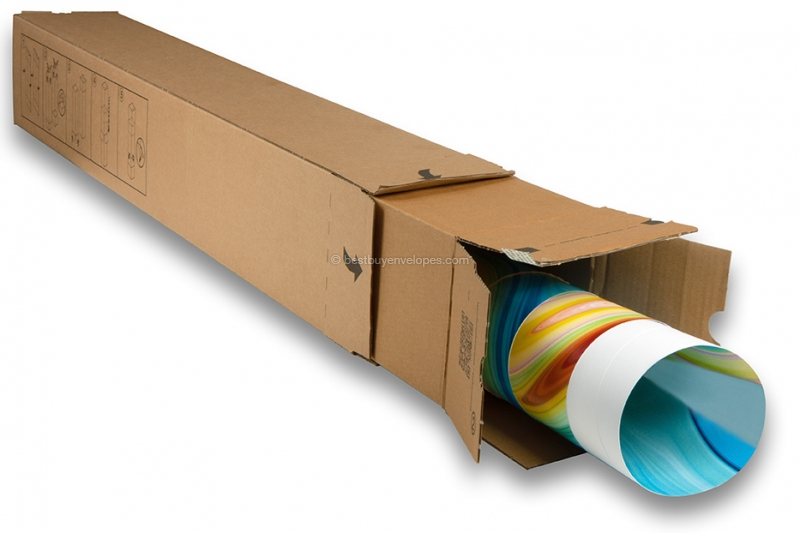 Quattrostar telescopic mailing tubes