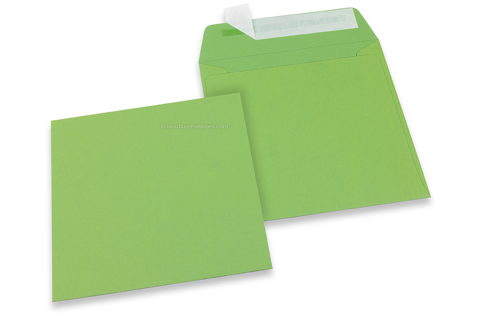 Apple green coloured paper envelopes - 114 x 162 mm