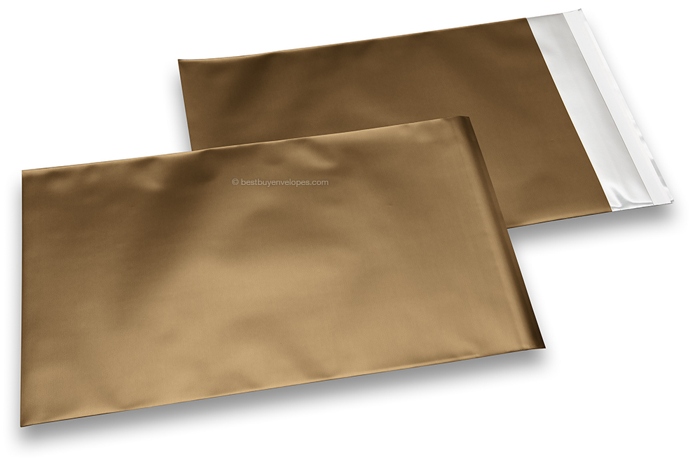 Bronze coloured matt metallic foil envelopes - 230 x 320 mm