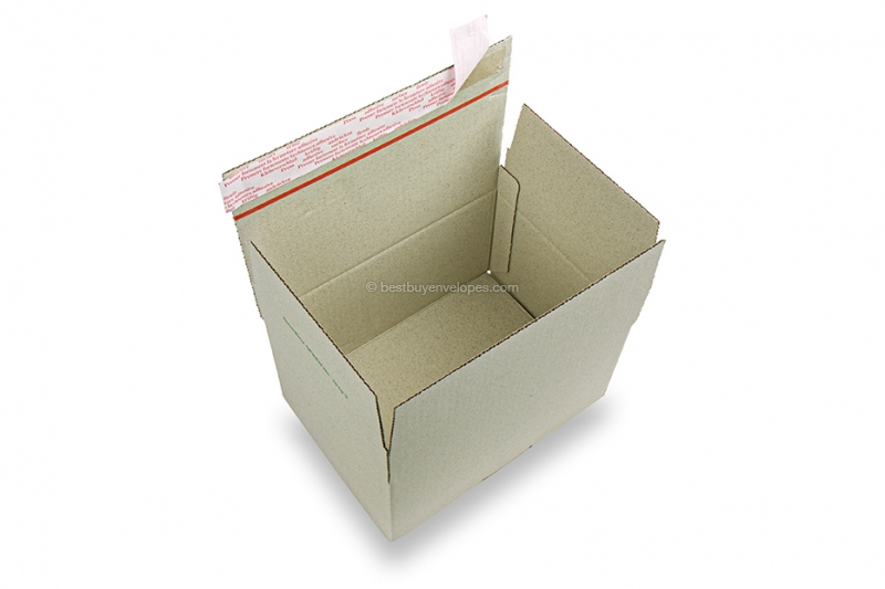 Grass-paper crash lock box - The bottom needs to be pushed in