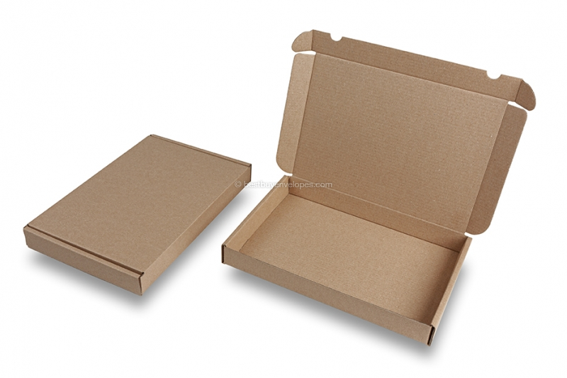 Folding shipping boxes - brown