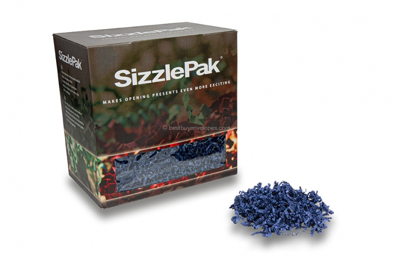 Shredded paper SizzlePak - Dark blue (1.25 kg), 80 grams paper