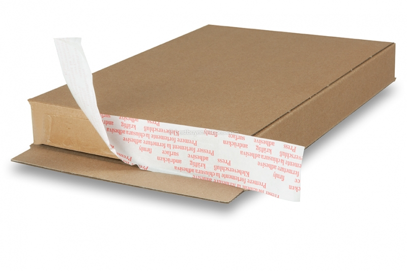 Post boxes with seal strip - brown