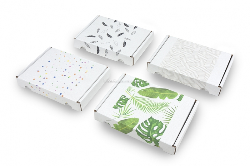 Printed shipping boxes