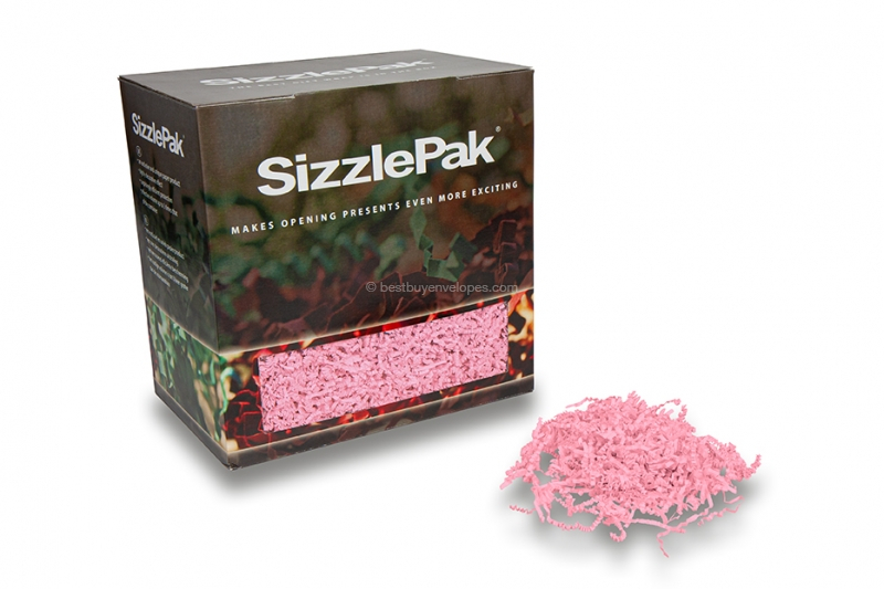 Shredded paper SizzlePak - Light pink (1.25 kg), 80 grams paper