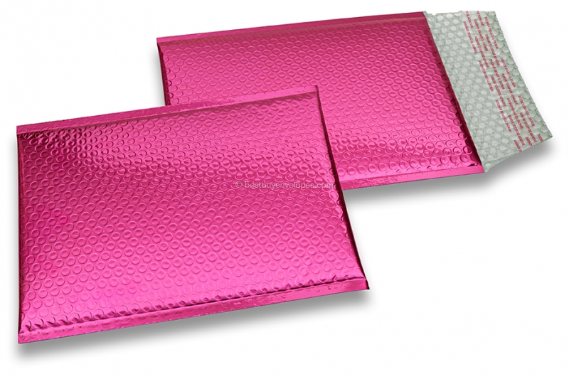 ECO metallic bubble envelopes - pink 180 x 250 mm