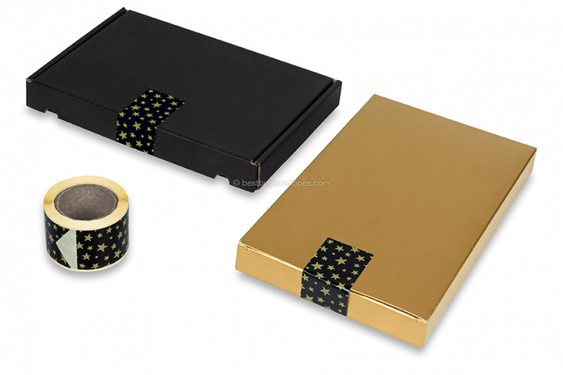 Elongated printed seals - stars