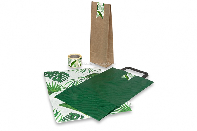 Elongated printed seals - jungle