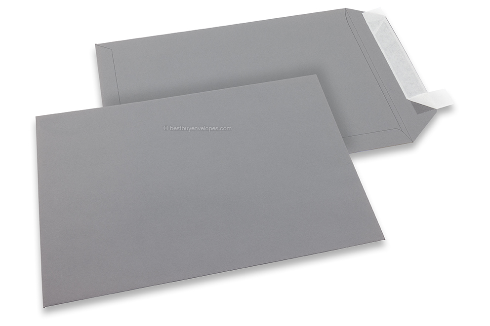 Grey coloured paper envelopes - 229 x 324 mm